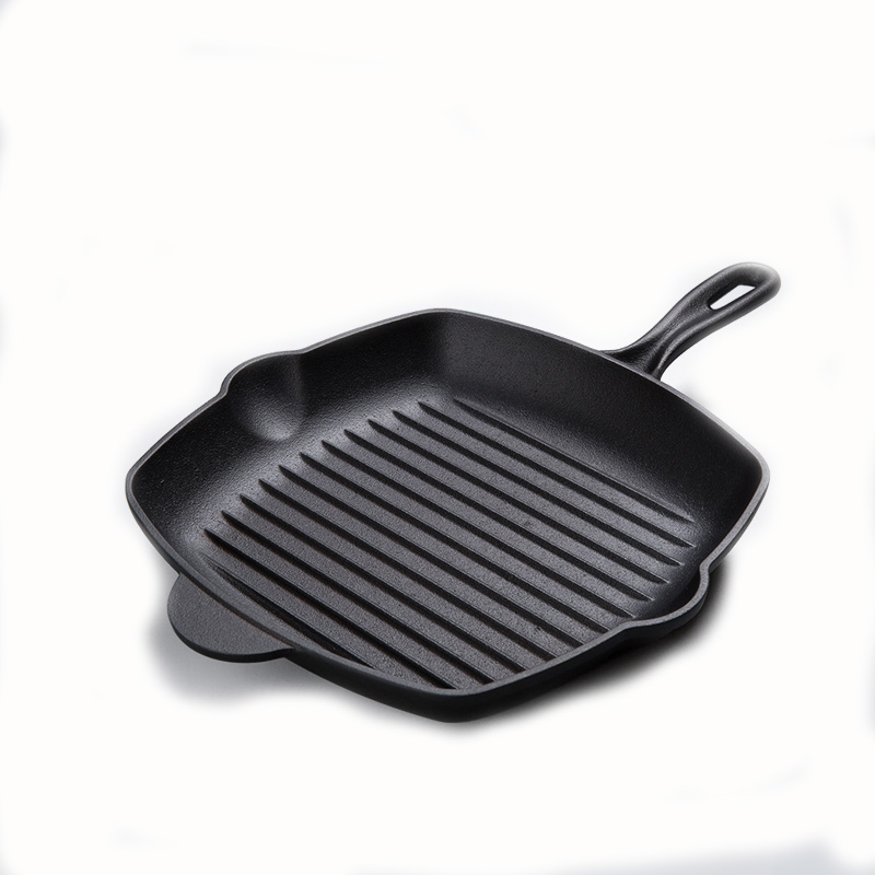 Cast iron classic pre-seasoned grill pan with 11 inch Featured Image