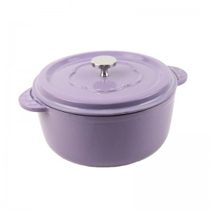 10.23 inch cast iron enamel cookware cooking pot